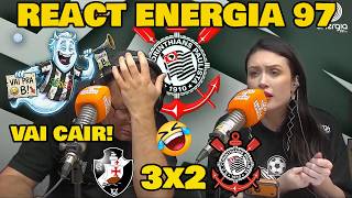 REAÇÕES DA RÁDIO ENERGIA 97 | VASCO 3x2 CORINTHIANS BRASILEIRÃO | O TIMÃO VAI CAIR!
