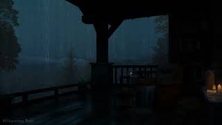 부드럽게 잠들어 보세요 🌧️ 부드러운 밤비 | 완벽한 휴식을 위한 고요하고 어두운 분위기 screenshot 5