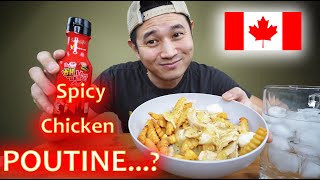 Spicy Chicken Poutine...? MUKBANG by beefjerkystyle 311 views 3 years ago 11 minutes, 30 seconds