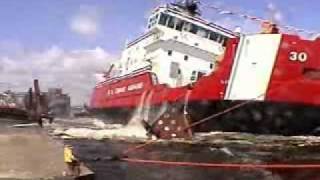 USCG Mackinaw launch