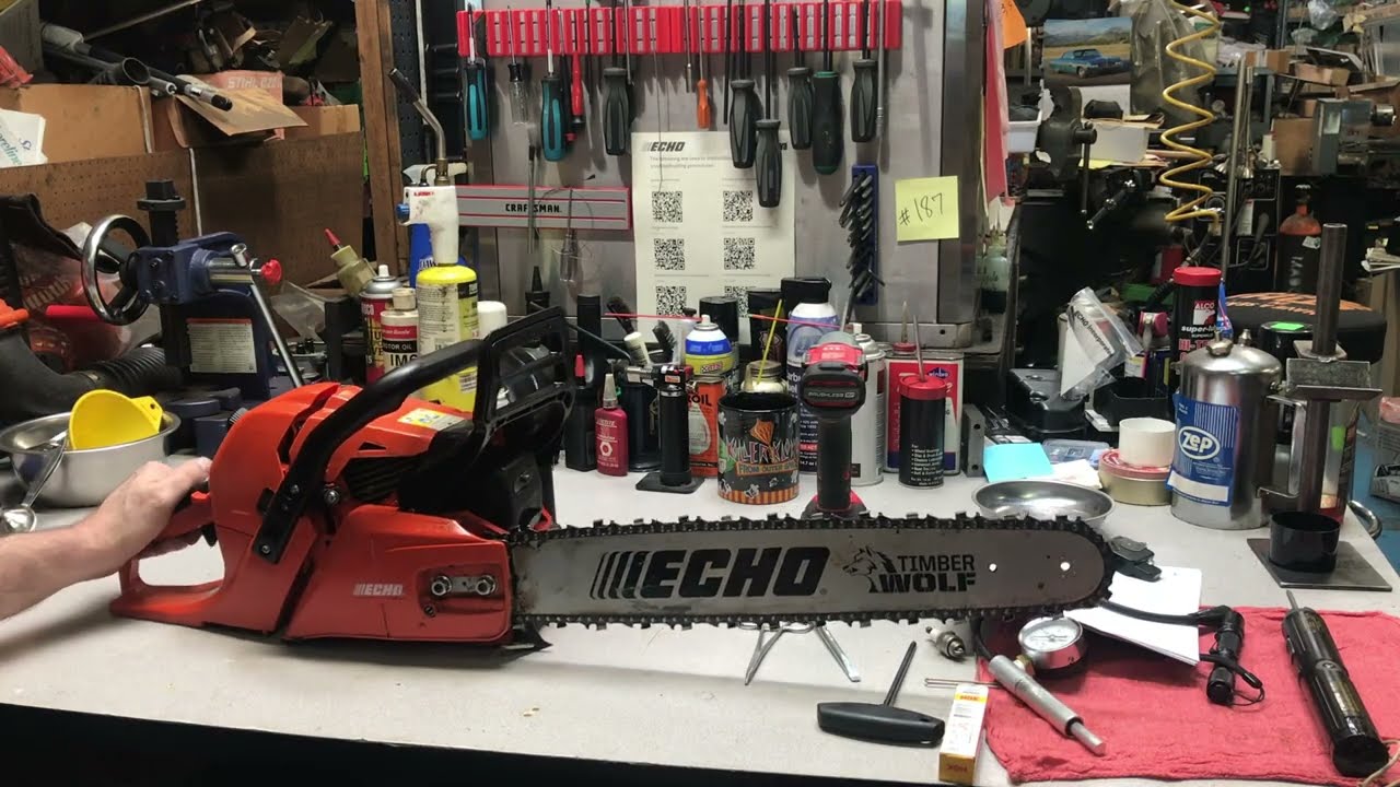 Trouble shooting an Echo chainsaw that won't start