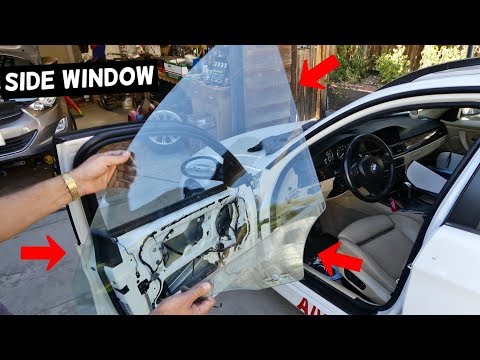 HOW TO REPLACE FRONT DOOR WINDOW ON BMW E90 E91 E92 E93 325I 328I 335I 335D 330i