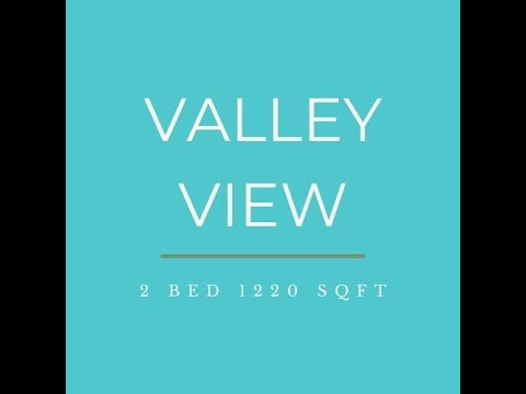 VALLEY VIEW - 2BR Apartment Home - 1,220 sqft - YouTube