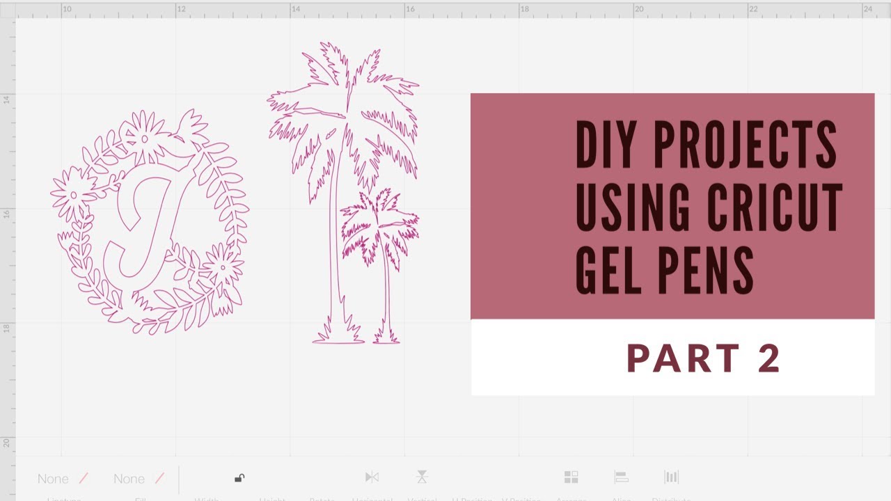DIY PROJECTS USING CRICUT GEL PENSPT.2 YouTube