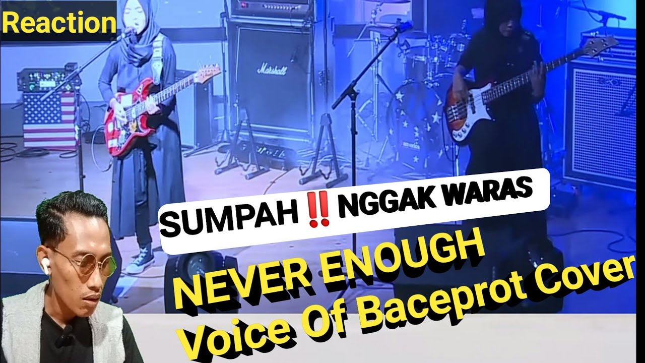 Nggak Waras‼️Never Enough Live  At atamericaa 2018 @VoiceofBaceprot Reaction