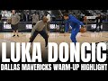 Luka Doncic Takes on Dallas Mavs Coach in Dallas Mavericks Warm-Ups