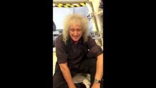 Brian May at NASA on board ORION - 09 07 2014