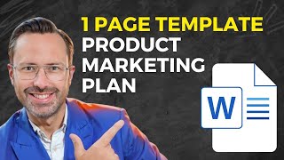 1-page Product Marketing Plan Template [Marketing Plan Example & Go to Market Strategy Template]