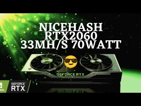 Cara Overclock+Undervolt RTX 2060 DIJAMIN 33MH/s 70watt