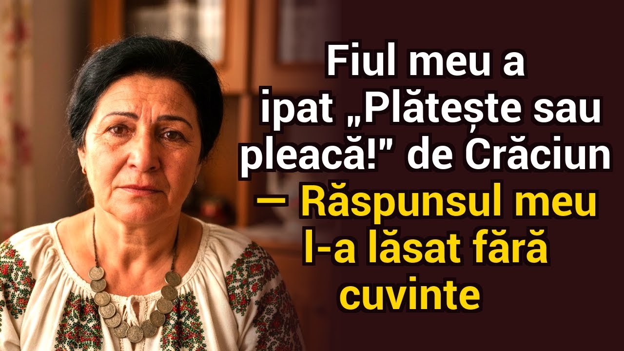 Fiul meu a strigat „Plătește sau pleacă!” de Crăciun — răspunsul meu l-a lăsat fără cuvinte