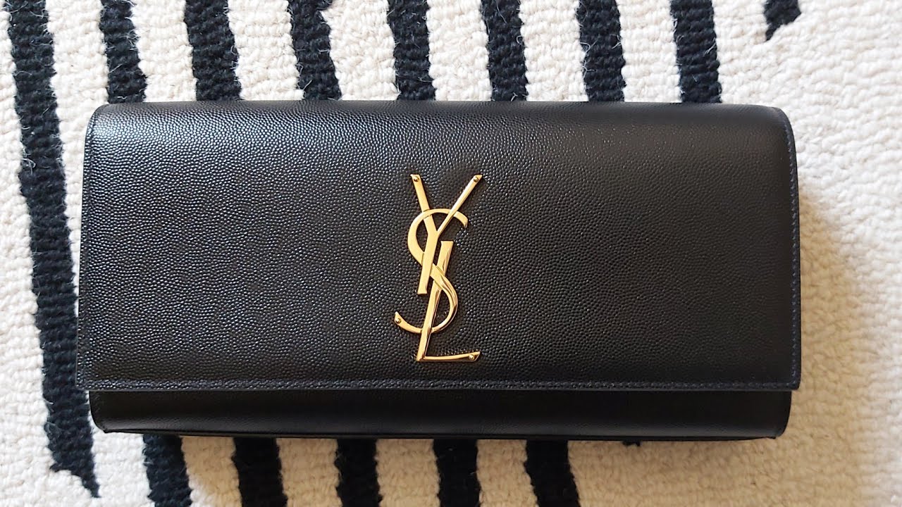 YSL Uptown Pouch Clutch Review - One Year Later - Sandra Skaar