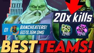 6B MAESTRO DMG EASY! BEST TEAMS FOR 20+ KILLS! MARVEL Strike Force