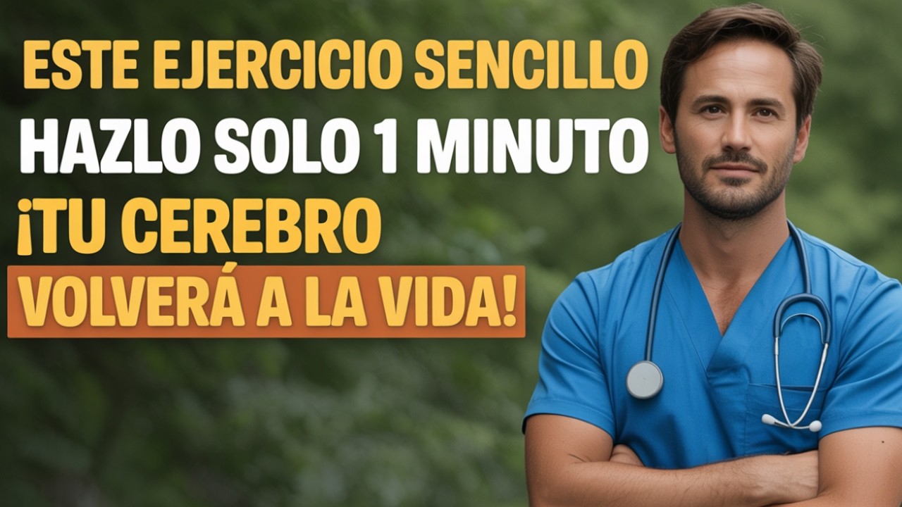 Neurólogo Revela: El Ejercicio de 60 Segundos para Recuperar tu Memoria.