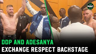 Famous Israel Adesanya and Dricus Du Plessis exchange respect backstage Net Worth