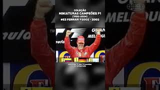 Miniaturas dos Campeões da F1 (1950–2025) – Parte 53: Ferrari F2002 #formula1 #racing #automobile