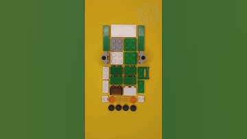 LEGO Tutorial Mini Garbage Truck #lego #tutorial #shorts #multibrick