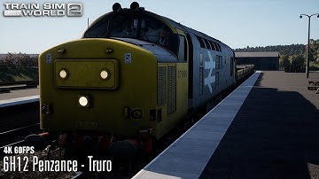 6H12 Penzance - Truro - West Cornwall Local - Class 37 - Train Sim World 2