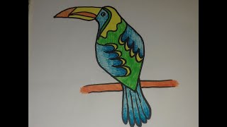Comment dessiner un oiseau trés facile