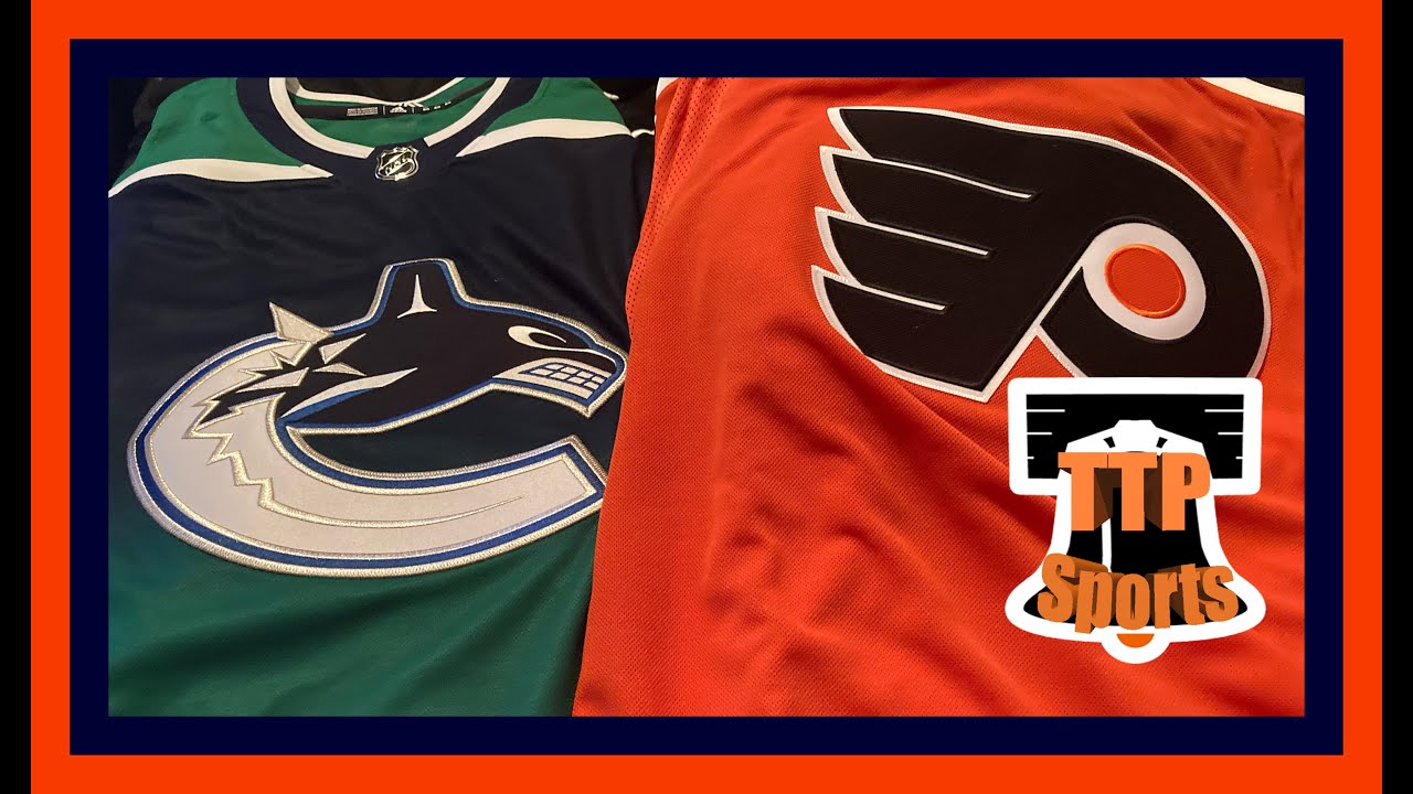 Philadelphia Flyers And Vancouver Canucks Reverse Retro Jersey Unboxing Youtube