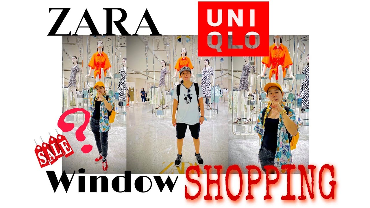 ZARA and UNIQLO | window shop  || quick tour | hongkong