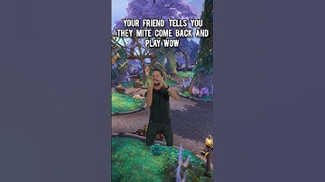 your friend tells you they mite come back and play wow #wow #worldofwarcraft #warcraft