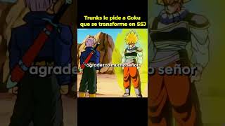 Trunks le pide a Goku que se Transforme en SSJ 💢 #dragonballz #dbz #anime #trunks #goku