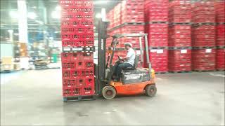 Pallet Movement Trial with Forklift on Stack condition