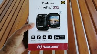Transcend Drive Pro 250 Dash Cam Wifi GPS
