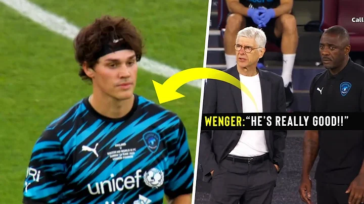 Noah Beck Impresses Arsene Wenger in England XI vs...