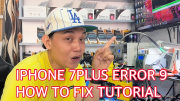 IPHONE 7PLUS ERROR 9, CHANGE NEW FLASH MEMORY W/ WRONG & RIGHT INFO TUTORIAL