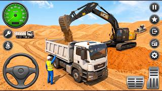 👷City Road Construction Simulator 3D 🚧 | Heavy Excavator & Truck - Android Gameplay Part 3 screenshot 3
