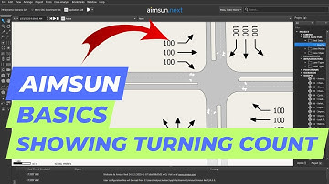 Aimsun Tutorial - Dynamic labels, visualising turning counts