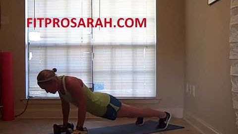 Renegade Row + Scap Pushup & Slight Rotation-