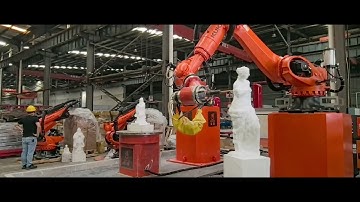 7 axis CNC ROBOT engraving machine Big Sculpture carving machine stone engraving wood engraving