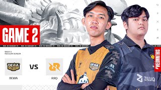 DEWA UNITED ESPORTS vs RRQ HOSHI | Regular Season Week 5 Day 2 | Game 2 | #MPLIDS13