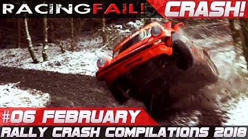 Racing and Rally Crash Compilation Week 6 February 2018 | RACINGFAIL