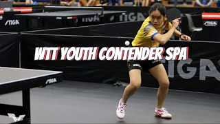 Top Table Tennis Points | WTT Youth Contender Spa Tan Zhao Yun
