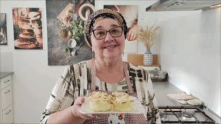Порционная картофельная запеканка с грибами и сыром