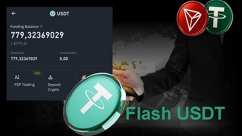 TRC20 Flash USDT for the Trust wallet |Step by Step guide🔗
