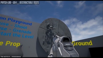 UE4 PhysX-Lab Destruction Tests