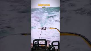 Fishing Boats Facing Dangerous Waves and Rough Seas #shorts #waves #oceanlife #sea