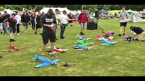 15 X CAMBRIA FUNFIGHTERS MAYHEM RC DISPLAY - WESTON PARK INTERNATIONAL - 2025