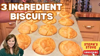 3-Ingredient Mayonnaise Biscuits | Easy No-Butter Biscuit Recipe - Stephโs Stove