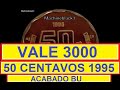 ((( VALE 3000 ))) *** 50 CENTAVOS MEXICANOS ACABADO BU ***