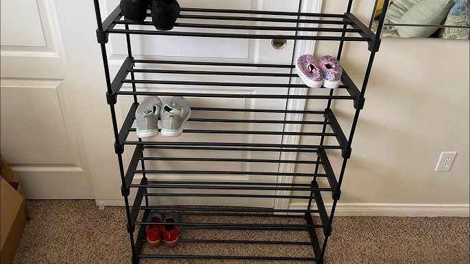 VTRIN Shoe Rack Shoe Organizer 8 Tiers Shoe Rack Setup and Review 