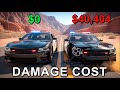 Realistic Crashes BeamNG Drive Damage Cost Dodge Pursuit | Epic Wallet Survival