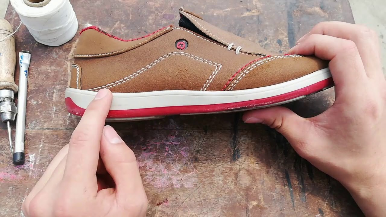 Como COSER un ZAPATO sin que se NOTE #2