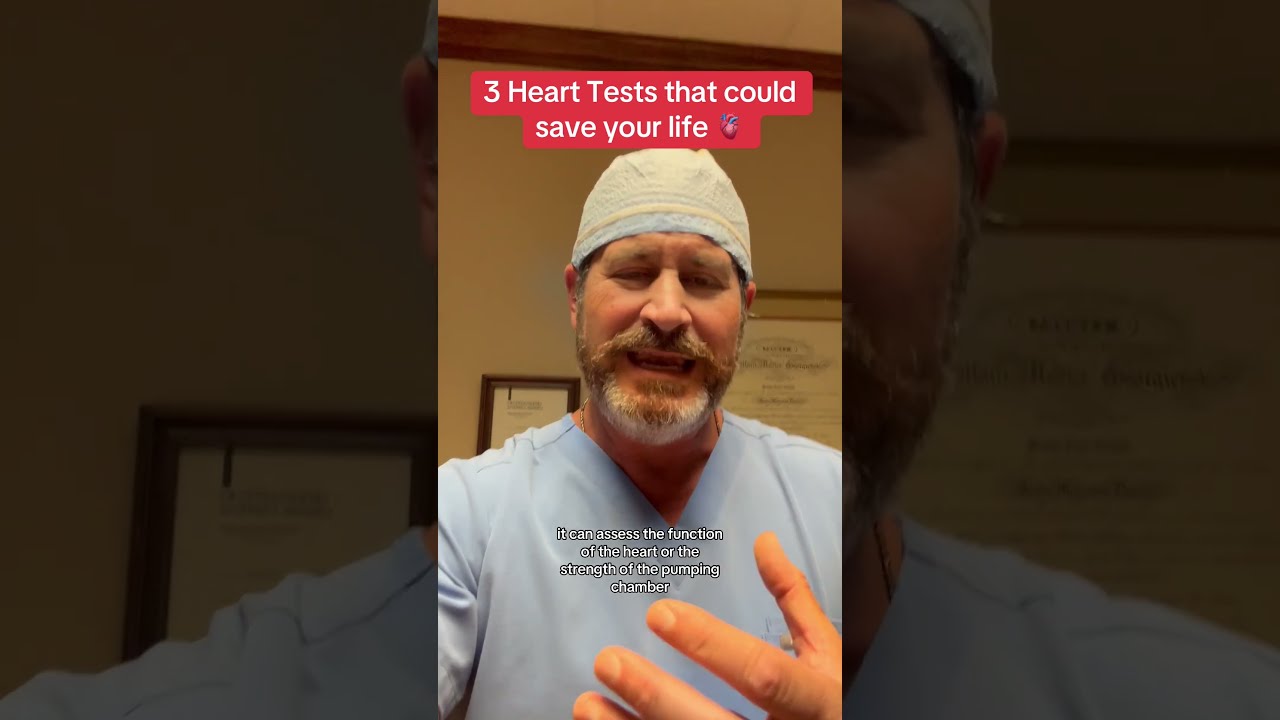3 Heart Tests That You Need To Know About Doctor Surgeon Heartattack Hearthealth Fyp