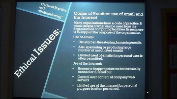 Unit 3 Part B - Information Systems Video