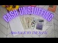 Cash Unstuffing | Taking $651 back to the bank | Cash Condensing Mini Challenges